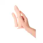 A-Toys - Dildo do podwójnej penetracji. 100% silicone