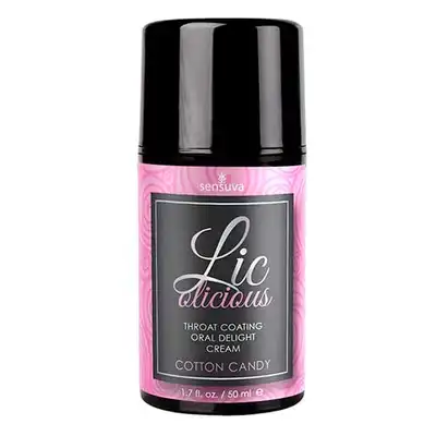 Sensuva - Lickolicious Cotton Candy. Krem do seksu oralnego Wata cukrowa