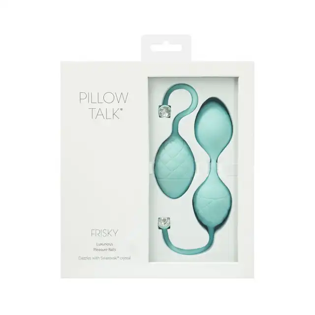 Pillow Talk - Frisky. Miętowe kulki gejszy. Kryształki Swarovskiego