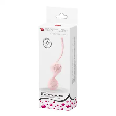Pretty Love - silikonowe kulki gejszy. Delikatny kolor