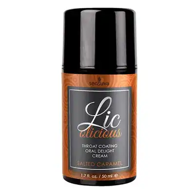 Sensuva - Lickolicious Salted Caramel. Krem do seksu oralnego Solony karmel 