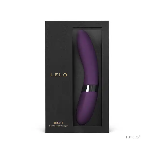 Lelo - Elise 2 Plum. Nowoczesny, ekskluzywny, fioletowy wibrator od renomowanej marki. Najwyższej klasy silikon i jeszcze intensywniejsze doznania 