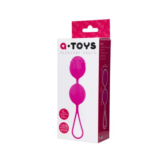 A-Toys Pleasure balls. Różowe kulki gejszy. Bestseller!