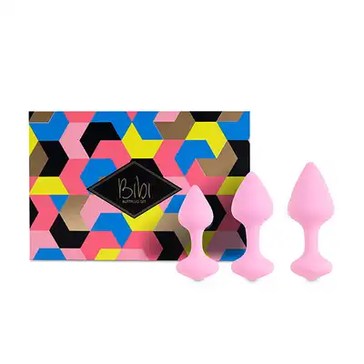 FeelzToys - Bibi. Różowe zatyczki analne.