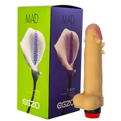 Egzo - Mad. Wibrator z cyberskóry. Piękne opakowanie!