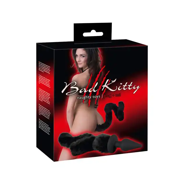 Bad Kitty - Silikonowy plug z kocim ogonem. Hit sezonu!