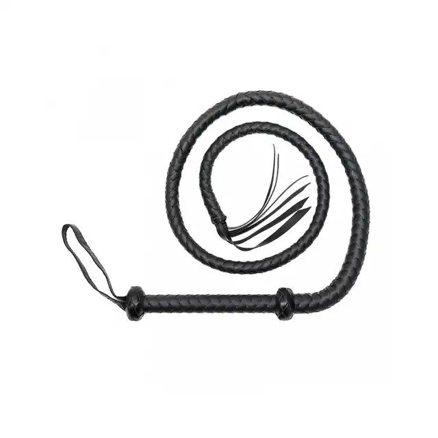 Rimba - Arabian Bull Whip. Duży solidny bat skórzany 155 cm. Niesamowity.