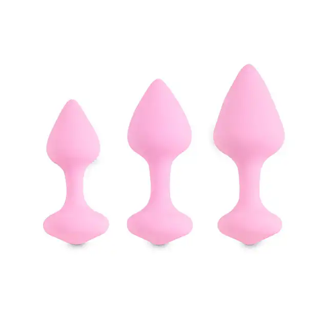 FeelzToys - Bibi. Różowe zatyczki analne.
