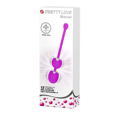 Pretty Love - Werner. Kulki gejszy z wibrację. Ładowanie USB