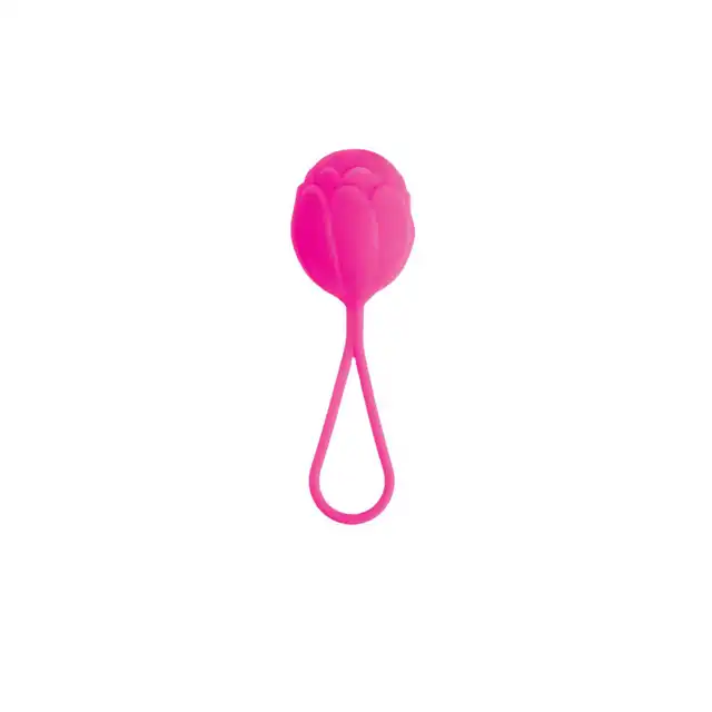 A-Toys - Pleasure Ball. Różowa, pojedyncza kulka gejszy do ćwiczenia mięśni kegla i przyjemności intymnej
