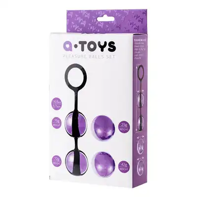 A-Toys Pleasure balls set. Progresywne kulki gejszy.