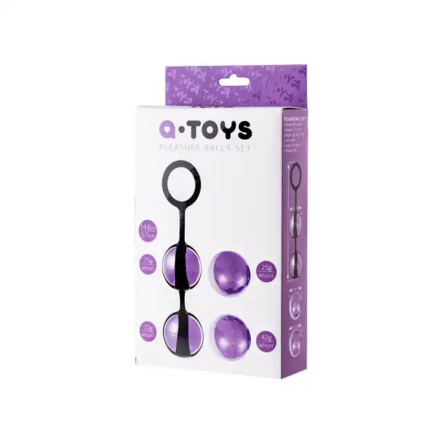A-Toys Pleasure balls set. Progresywne kulki gejszy.