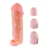 Lola Toys - Super Hero Giant. Nakładka i 3 różne przedłużki!. Przedłużka penisa, bezprecedensowa stymulacja pochwy.  UltraSoft NeoSkin® znakomita!