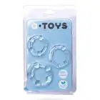 A-Toys - zestaw uniwersalnych ringów na penisa.