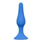 Lola Toys. Slim Anal Plug Medium. Niebieska zatyczka analna.