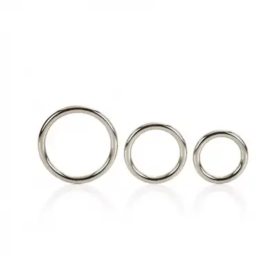 Calexotics - Silver ring set. Trzy metalowe pierścienie.