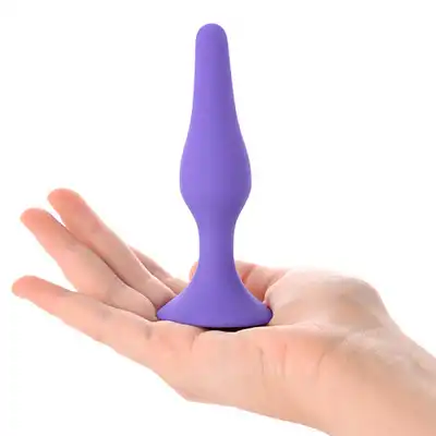 A-Toys Butt Plug. Fioletowa zatyczka z silikonu.