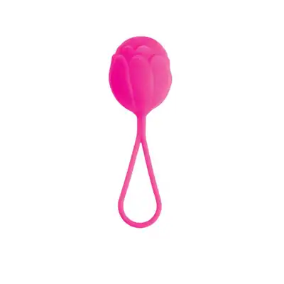 A-Toys - Pleasure Ball. Różowa, pojedyncza kulka gejszy do ćwiczenia mięśni kegla i przyjemności intymnej