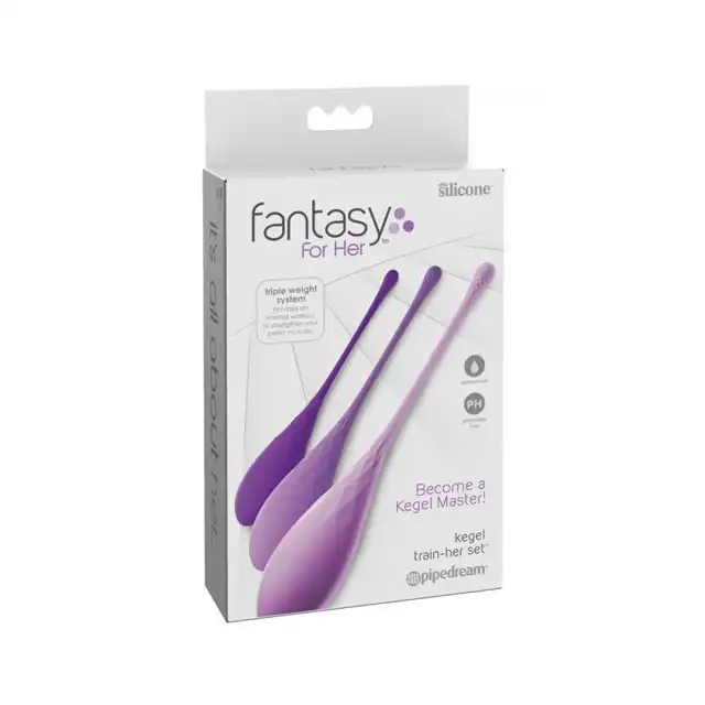 Pipedream - Fantasy for her. Kulki progresywne z silikonu.