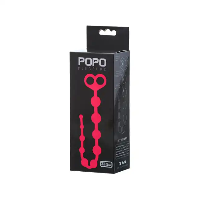 Popo Pleasure - silikonowe kulki analne