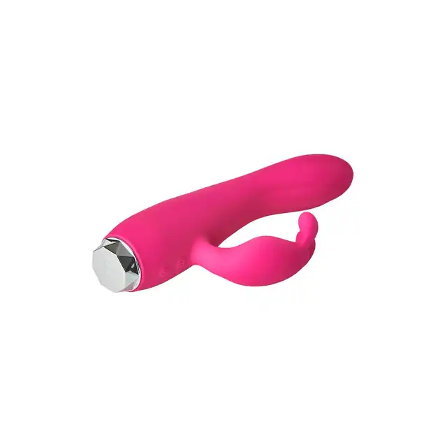 Dream Toys - Flirts Rabbit Vibrator. Poręczny wibrator z żebrowanym trzonem i super stymulującymi króliczymi uszkami