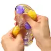 Tenga - Boble Magic Marbles. Elastyczny masturbator żelowy z nieregularnymi stymulującymi kulkami wewnątrz. Nowa forma stymulacji