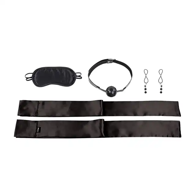 Sportsheets - Sex &amp; Mischief Shadow Secrets Kit - zestaw do zabaw BDSM. Wszystko co tylko potrzebujesz, aby zawładnąć nad partnerem 