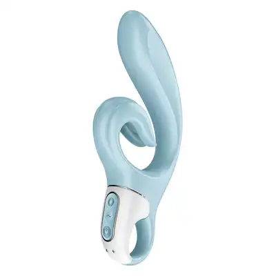 Satisfyer - Love Me Blue. Nowatorski wibrator do podwójnej stymulacji. Skoncentrowana stymulacja łechtaczki i punktu G w wyjątkowym wydaniu