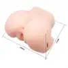 Crazy Bull - Dual Vagina And Ass. Masturbator pupa, apetyczna wagina i ciasny anus, zestaw wibrujący z pilotem. Nawilżanie przy użyciu wody