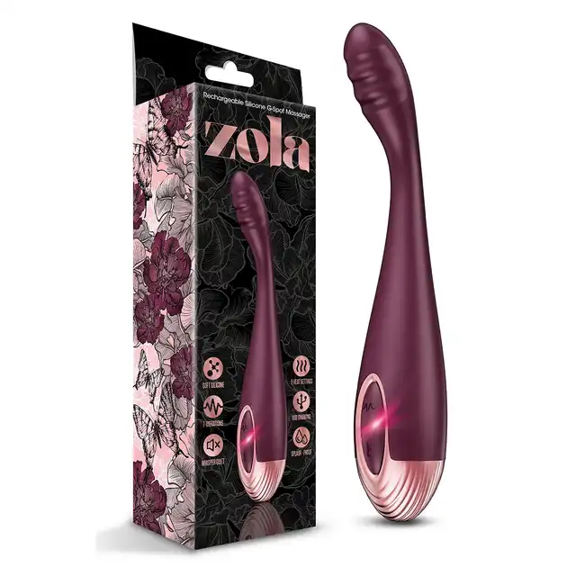 ZOLA RECHARGEABLE SILICONE WARMING G-SPOT MASSAGER