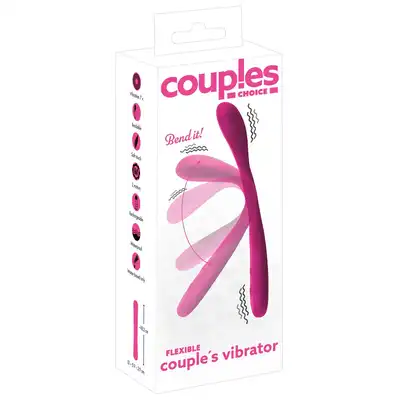 Couples Choice - Flexible Couple's Vibrator - nowoczesny, elastyczny wibrator dla Par. Dopasuj go idealnie do swoich potrzeb. 