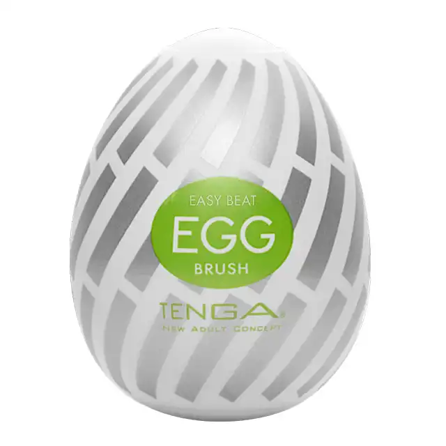 Tenga - Egg Brush. Nowoczesny masturbator męski. Kompaktowa forma, idealny w podróży