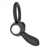 LoveToy - Power Clit Cockring Rabbit. Wibrujący pierścień erekcyjny ze stymulatorem łechtaczki w kształcie króliczych uszu. Wydłużony stosunek i dodatkowa stymulacja
