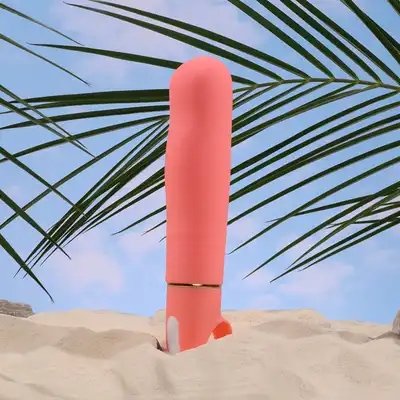Aria - Smokin' AF Coral. Atrakcyjny wibrator do stymulacji punktu G, potężny silnik technologii Rumble Tech z wieloma funkcjami