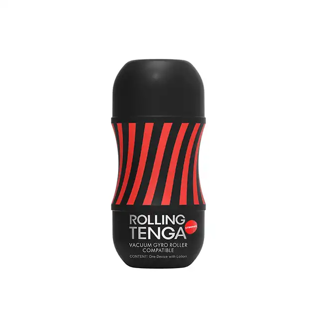 Tenga - Rolling Tenga Gyro Roller Cup Strong. Masturbator z wyjątkowym rękawem stymulującym. Produkt kompatybilny z Tenga-Gyro Roller