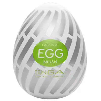 Tenga - Egg Brush. Nowoczesny masturbator męski. Kompaktowa forma, idealny w podróży