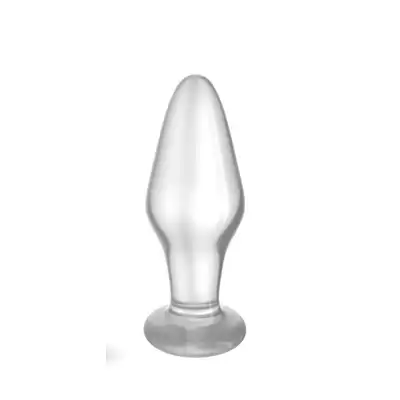 LoveToy - 4,3" Plug Glass Romance. Plug analny z hipoalergicznego szkła borokrzemianowego. Idealny materiał dla wrażliwych