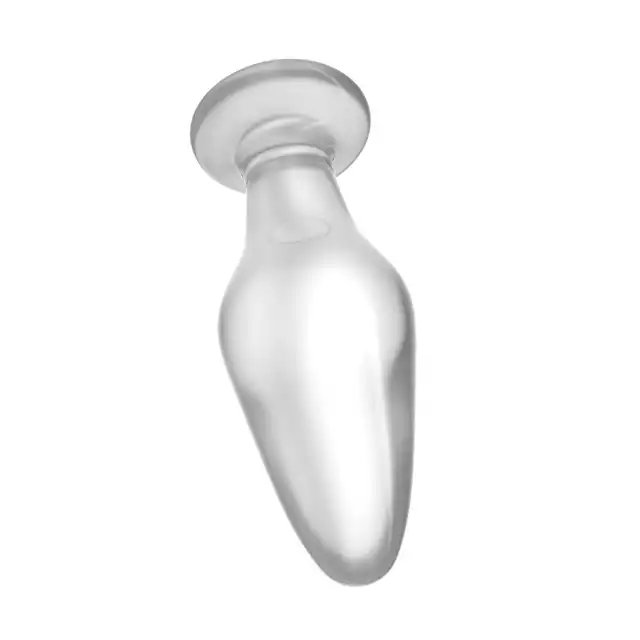 LoveToy - 4,3" Plug Glass Romance. Plug analny z hipoalergicznego szkła borokrzemianowego. Idealny materiał dla wrażliwych