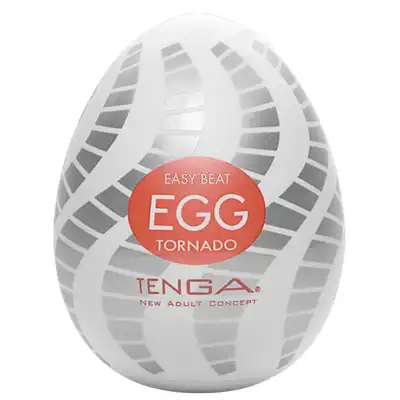 Tenga - Egg Tornado. Nowoczesny masturbator męski. Kompaktowa forma, idealny w podróży