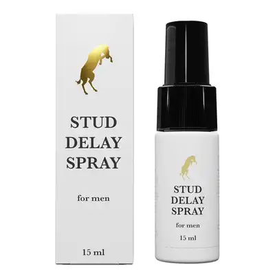 Cobeco - Stud Delay Spray. Sprej na penisa o lekkim efekcie chłodzącym, o działaniu opóźniającym wytrysk i przedłużającym stosunek
