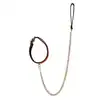 Radiant - Collat &amp; Leash Set.  Świecący w ciemnościach zestaw BDSM obroża i smycz. Fluorescencyjny futurystyczny pomarańcz