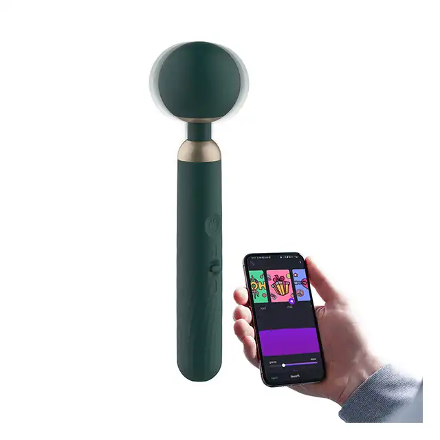 Magic Motion - Zenith Wand. Bezprzewodowy wibrator magiczna różdżka. Aplikacja z synchronizacją z muzyką, gestami i wieloma innymi funkcjami. Odkryj je sam!