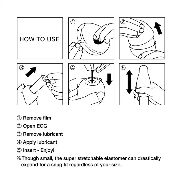 Tenga - Egg Brush. Nowoczesny masturbator męski. Kompaktowa forma, idealny w podróży