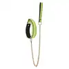 Radiant - Collat &amp; Leash Set. Świecąca w ciemnościach obroża i smycz w kolorze zielonym. Unikalny futurystyczny dodatek do sesji BDSM