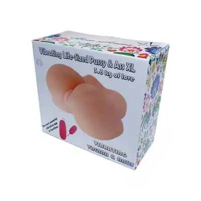 Masturbator-Vibrating Life-Sized Pussy &amp; Ass XL - quality II