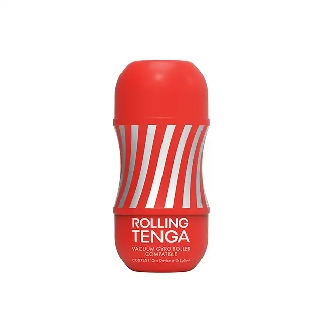 Tenga - Rolling Tenga Gyro Roller Cup Medium. Masturbator z wyjątkowym rękawem stymulującym. Produkt kompatybilny z Tenga-Gyro Roller