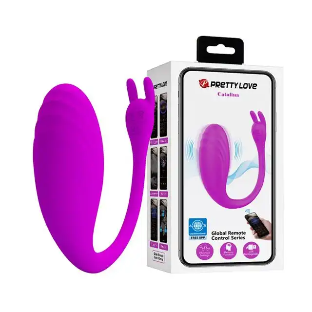 Pretty Love - Catalina Remote USB. Wibrujące jajeczko zdalnie sterowane przez aplikację - nawet na długie dystanse