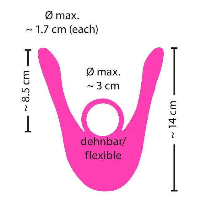 Couples Choice - Multi-Function Couple’s Vibrator - wibrator dla par z ringiem na penisa oraz dwoma stymulującymi ramionami. Trzy silniki