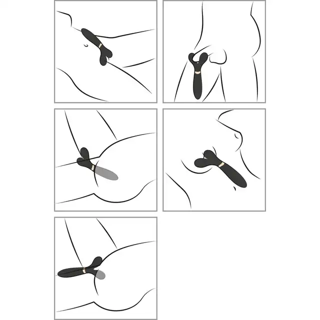 Couples Choice - 3 Motors Vibrator. Wszechstronny wibrator dwustronny, elastyczne ramiona i silne wibracje. Doświadcz potrójnej przyjemności