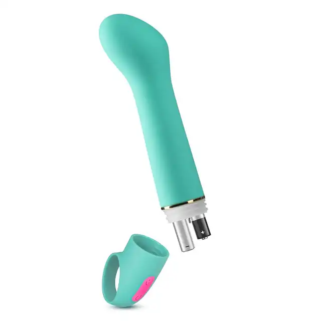 Aria - Flirty AF Teal. Niesamowity wibrator do punktu G z wodoodpornością IPX7 . Z silikonu utwardzanego platyną. 
